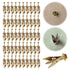 Self-Drilling Anchors Screws, 2024 New Zinc Plated Steel Self-Drilling Anchors Drilling Drywall Anchors with Screws, Wall Anchors Easy Application for TV Bike Cabinet (50, 12 mm x 30 mm)