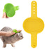 Silicone Grooming Strap Pad for Cats, 2025 New Cat Self Groomer Brush Adjustable Silicone Cat Self Groomer Brush, Multifunctional Cats Combs Massager for Cats Tree Furniture Sofa Chair Legs (Yellow)