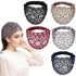 2025 New Elegant Floral Beaded Headbands for Women, Wide Lace Hair Bandanas, Boho Hair Accessories (5PCS, one size)