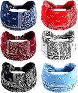 Non Slip Wide Headbands for Women, Yoga Headband, Soft Moisture Wicking Stretchy Fashion Hair Bands for Workout, Boho Accessories for Women
