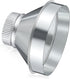 8 Inch to 4 Inch Duct Reducer Increaser Galvanized Steel Air Duct Adapter Round Crimped Pipe Connector Fitting Coupling for HVAC Ventilation Systems