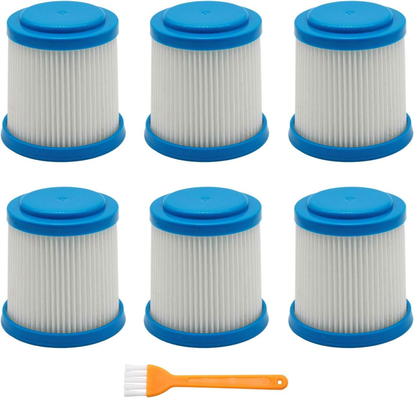6 Packs VPF20 Replacement Filters for Black and Decker Smartech Pet 2-in-1 Stick Vacuum