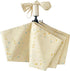 Cheesy Beige Rain & Shine Auto/Manual Foldable Umbrella for UPF 50+ UV Protection, Stylish Sun Parasol with Black Coating
