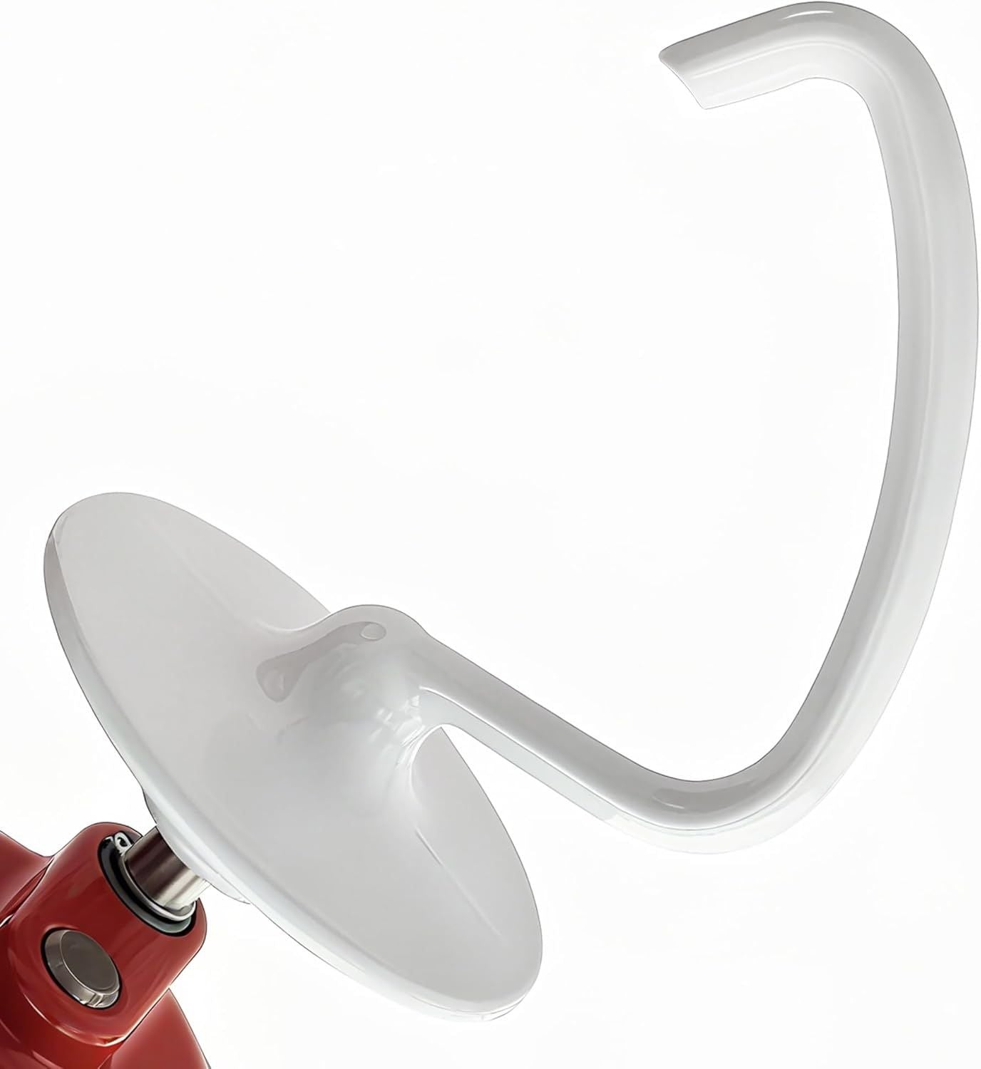 K45DH Dough Hook for KitchenAid 4.5–5 Quart Tilt-Head Stand Mixers, Coated C-Shaped Bread Hook Attachment, Replacement for K45 K45SS KSM90 KSM150, Kneads Pizza & Yeast Dough