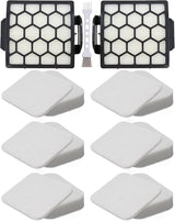 for Shark ZU62 ZU60 Navigator Zero-M Self-Cleaning Brushroll Pet Pro Upright Vacuum Replacement Filter Compare ZU62C NV150 NV151 NV251 NV255 Part 1238FT60 1239FT60,2 Filter 6 Foam 6 Felt Kit