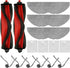 18 Pack Accessories Replacement Parts Compatible with Roborock Q7 M5, Q7 M5+ Robot Vacuum Cleaners, 2 Main Brush, 4 Hepa Filter, 6 Mop Pads, 6 Side Brush