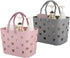 2 Pack Portable Shower Caddy Tote Plastic Storage Basket with Handle Box Organizer Bin for Bathroom, Pantry, Kitchen, College Dorm, Garage, Set of 2 - Pink & Grey