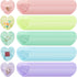 300 Pcs Heart Shaped Jewelry Bags 3.9 x 3.9 Inch Jewelry Packaging for Small Business Zip with Top Lock Baggies Cute Packaging Supplies for Necklace Earring Bracelets Sample(Mixed Color,Heart Shaped)