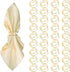 Gold Napkin Rings - 36 PCS Metal Spiral Napkin Rings(Spiral) Napkin Holders Buckles for Family Dinner, Wedding, Party,Table Decorations