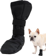 Dog Paw Wound Recovery Boot, Breathable Dog Bootie for Injured Paw, Anti-Slip Dog Shoe with Self-Adhesive Strap, Dog Paw Protector for Outdoor Walking & Keep Dogs from Licking Wounds (M)