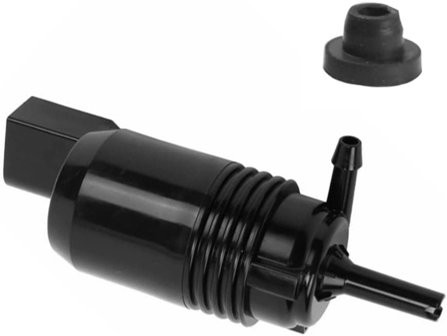 Front Windshield Washer Pump w/Grommet Replacement for Chevy Silverado 1500, 2500,3500, GMC Acadia, Sierra 1500, 2500, 3500, Cadillac CT6, XT4, XT5, Buick LaCrosse Replaces OEM 22999423, 84518407