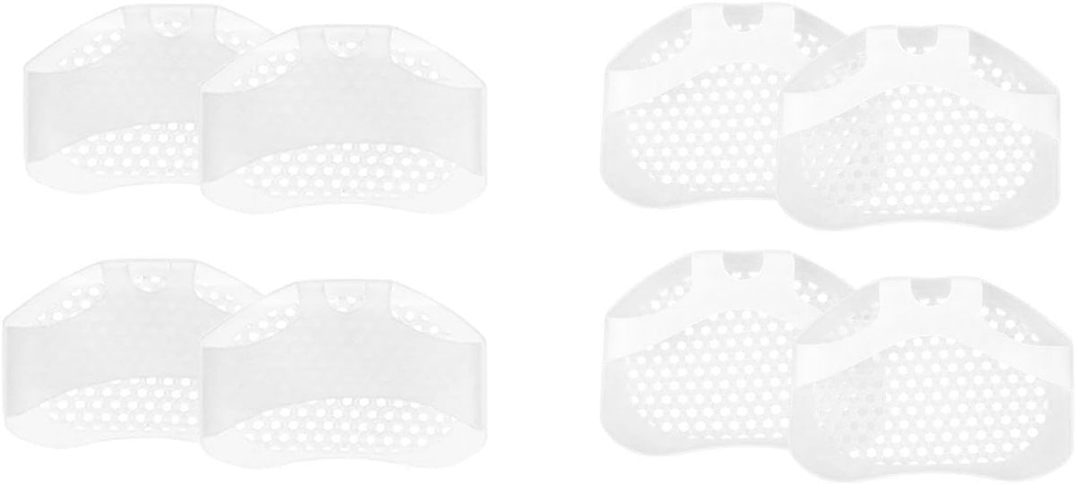 Toe Pads, Ball of Toe Cushions Mixed 8 Pack Metatarsal Pads Ball of Foot Pads Callus Foot Pain Relief Bunion Forefoot Cushioning Relief Women(Thin Strap 4 Pack +Wide Strap 4 Pack)
