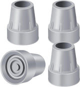 Crutch Tips 7/8 Inch Upgrade Heavy Duty Rubber Crutch Accessories Replacement Rubber Cane Tips, 4-Pack