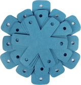 Pot Pan Protectors, Set of 12 and 4 Different Sizes, Larger & Thicker Cyan Pan Protector Pads, Pan Pot Separator Pads for Stacking and Protecting Your Cookware