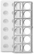 Ravioli Maker Press | Pelmeni Mold, Pierogi Press, Potsticker Meat Pie Dumpling Maker, Ravioli Stamp Pasta Making Kit, Pasta Making Tools, Ravioli Press Mold | Makes 12 Ravioli, 1. 5”