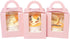 Auto-pop up Individual Cupcake Boxes with Window 25 Count Pink Single Cupcakes Box 3.7 x 3.7 x 4.3inch Cupcake Carrier
