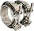 2 X 3 inch Quick Release V Band Clamp with Male Female Flanges 304 Stainless Steel for Turbo Downpipes, 2 Pack