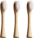Bamboo Replacement Heads 3 Pack - Exclusive to  Sonic Electric Toothbrush - Soft Bristle Bamboo Heads - Made with Eco Loving Renewable Bamboo