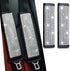 2-Pack Bling Seat Belt Covers,Bling Seat Belt Covers for Womens,Car Seat Belt Strap Cover Shoulder Pad,Universal Car Interior Accessories Fit for Car/Truck/SUV(Silver,2PC)