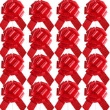 16 Pcs Ped Pull Bows for Gift Wrapping,6 Inch Gift Bows for Presents,Birthday,Anniversary,Party,Christmas,Wreath,Holiday Celebration Gift Decoration (16Pcs Red)