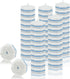 50PC Toilet Bowl Wand Refills, Disposable Toilet Brush Heads, Wall Mounted Scrubber Refill, Cleaner Refill Pads with Most Brushes for and Bathroom Cleaning