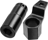 19 mm Harmonic Balancer Socket & 50mm Crankshaft Crank Pulley Wrench Holder Tool Removal Holding Spanner kit Compatible with Honda and Acura Engines