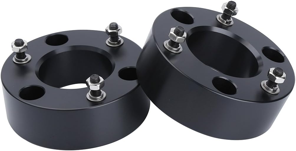3 Inch Leveling Lift Kit for Silverado 1500/ Sierra 1500 (2WD/4WD 2007-2026) – Heavy Duty Forged Aluminum Strut Spacers, Suspension Leveling Kits Compatible with Shock Absorbers