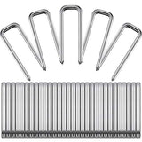 40 Pieces Plantation Shutter Repair Kit Replacement Louvers Staples Window Blind Tilt Rod Operable Plantation Silver Missing Metal Indoor Louver Staples Tools Repair(0.6 x 0.19)