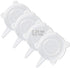 4 Pack Same Size Silicone Stretch Lids, Thicker Reusable Sturdy Silicone Container Cover, Expandable Food Storage Covers, Dishwasher and Freezer Safe, 3.75in(9.5cm)