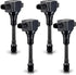Set of 4 Ignition Coil Pack 2007 2008 2009 2010 2011 2012 Compatible with Nissan Altima Versa Sentra Cube Rogue Frontier 2013 2014 2015 Infiniti M56 FX50 QX60 QX70 2.5L 2.0L 1.8L Replace