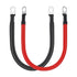 2 AWG Battery Cable 2Gauge Pure Copper Battery Inverter Cables with 5/16 in Lugs Both Ends Power Inverter Wire Set for Automotive Solar Power Inverter Marine Boat RV Car Motorcycle (1FT)