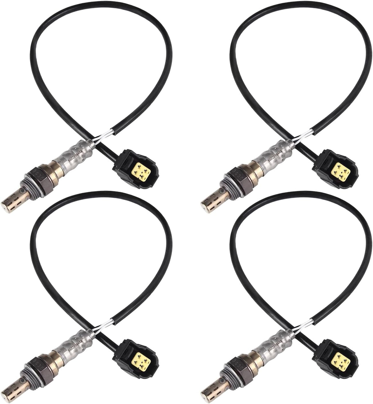 Oxygen O2 Sensor Upstream Downstream for Chry 300, for Dodge Challenger Charger Dakota Durango Grand Caravan Journey Neon Nitro, for Jeep Commander Grand Cherokee Wrangler JK 56028994AA, 56028994AB