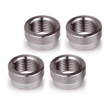 4 Pcs O2 Sensor Bung, 304 Stainless Steel M18x1.5 O2 Bung Weld in, Oxygen Sensor Bung Stepped Style