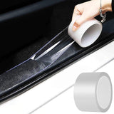 Anti-Scratch Anti-Collision Adhesive Strip Car Door Edge Guard Protector Strip Car Door Scuff Plate Protectors Transparent Invisible Tape for Rear Bumper/Door(33Ft x 2In)