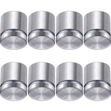 8 Pcs Sign Standoff Screws Advertising Screws Stainless Steel Wall Standoff Mounts Glass Acrylic Nail (1 x 1 Inch)