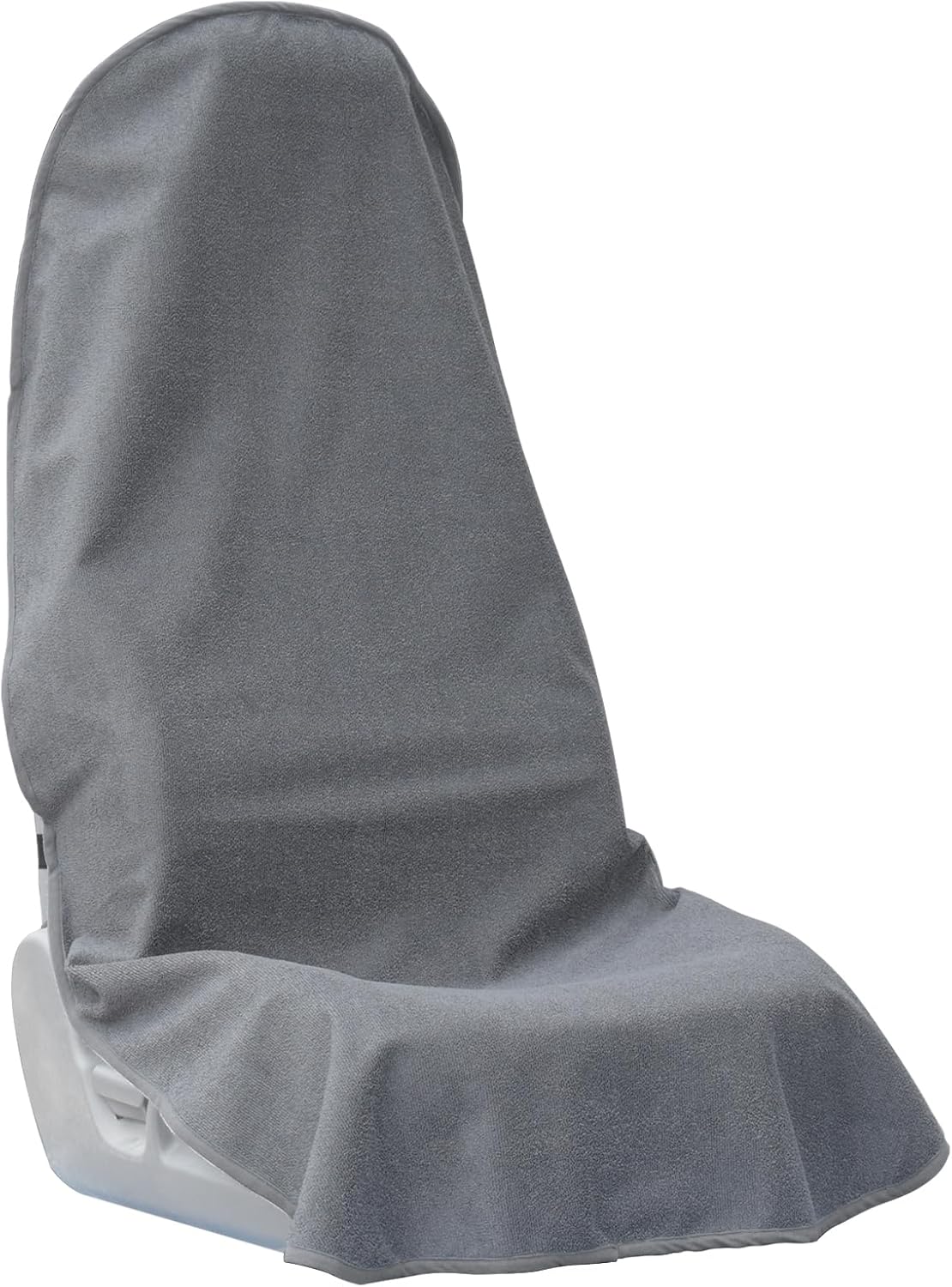 Car Seat Covers Universal Car Protective Front Seat Covers Washable Non-Slip Seat Protectors for Gym Workouts,Waterproof and Sweatproof Towel Seat Covers for Cars,Trucks, Jeeps (Grey)