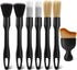 7PCS Car Deng Brush Kit - Ultra Soft Boars Hair Car Interior Deng Brushes, Includes 4 Different Brushes, Multi-use for Cleaning Interior or Exterior - Perfect Car Accessory Gift