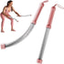2PCS Weighted Ropeless Battle Ropes, 3.5 lbs in total, Heavy Duty Workout Rope for Home Gym with Training Poster, Portable Workout Rope for Strength Training, HIIT, Cardio, Non-Slip Grip, Fitness Equipment for Men & Women