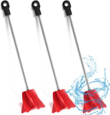 3 Pcs 11 Inch Paint Stirrer for Drill, Paint Mixer Attachment, Helix Epoxy Mixer for Concrete Resin Silicone Stirrer Paddle Works with Most Drills