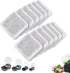 Pet Water Fountain Charcoal Replacement Filters Compatible with Petmate Replendish Mason Gravity Waterers, Automatic Cat Dog Water Bowl Dispenser Filters Replacement(12 Pack)