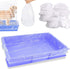 50 pcs Disposable Cage Liners, Clear Plastic Rabbit Cage Liner Bag, Universal Toilet Film for Bunny, Hamster, Totoro, Hedgehog, Guinea Pig and Small Animals.