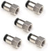 1/4 Inch Air Tube Fittings - 1/8 Npt Female Push To Connect Quick Connect Air Hose Fittings 5Packs
