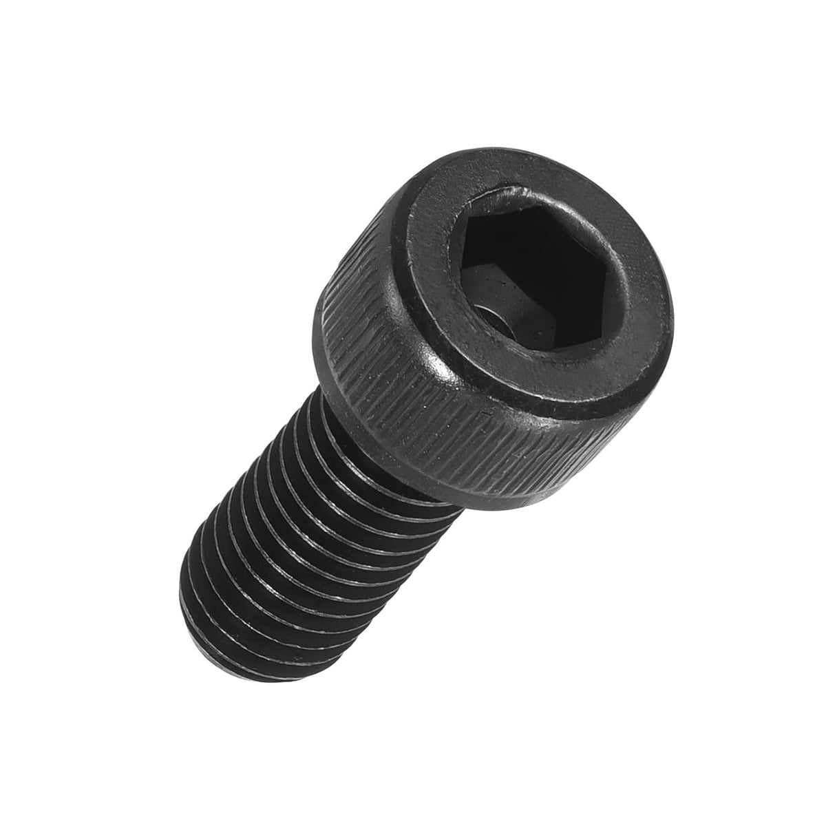 40pcs Socket Head Cap Screws - [M8-1.25 x 20mm] Alloy Steel Black Oxide Grade 12.9 Internal Hex Screw for 3D Printer Furniture Industrial Use, Black