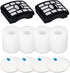 Vacuum Filters Replacement for Shark Rotator Professional Lift-Away NV500 NV501 NV502 NV503 NV505 NV510 NV520 NV552 ZU780 ZU782 ZU785 UV560, 2 Post Filters +4 Foam&Felt Filters, Part 