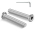 M6-1.0 x 45mm Flat Head Hex Socket Cap Screws Bolts 10Pcs, M6 Bolt 304 Stainless Steel 18-8 Furniture Bolts Full Thread, with Hex Spanner