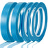 5 Rolls of Vinyl Tape Masking Tape Automotive Car Auto Paint for Curves, High Temperature Vinyl Low Tack(1/16 Inch, 1/8 Inch, 1/4 Inch, 1/2 Inch, 3/4 Inch, Blue)