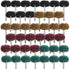 40 Pack 1 inch Abrasive Wheel Buffing Polishing Wheel Set for Rotary Tool - with 1/8" Shank (25mm)