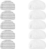 10PK  Replacement Pads Compatible with Bissell Powerfresh Steam Mop 1940 1440 1806 1544 2075 2685 Series 19401 19404 19409 1940A 1940F 1940N 1940T 1940Q 1940W B0006 15441 15443 2181 2814