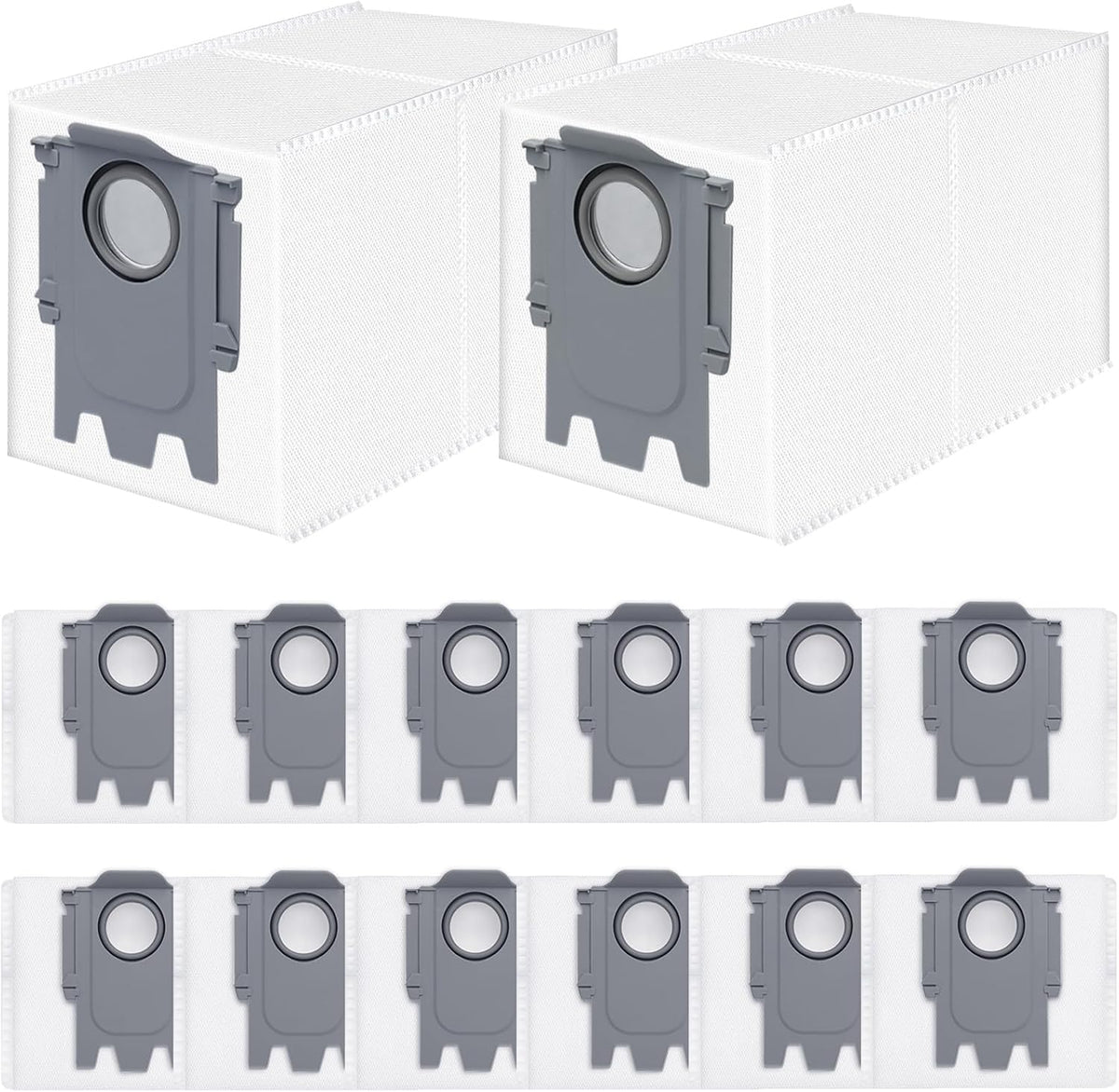 14 Pack Dust Bags Replacement for  QV 35A/Qrevo S5V/QV35S/Saros 10/10R/Z70/Qrevo/Q Revo/S/Qrevo Pro/Plus/MaxV/Master/Curv/Edge/S5X/Qrevo Edge S5A/S8 MaxV/S8 Max Ultra Robot Vacuum Cleaner