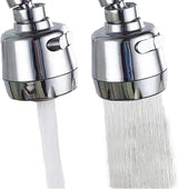 360° Swivel Kitchen Sink Faucet Aerator Faucet Sprayer Attachment Tap Aerator Faucet Nozzle Faucet Head 55/64'' Female Thread for Kitchen, Bathroom Faucet (Shorter Style 1PC,Adapter Included)